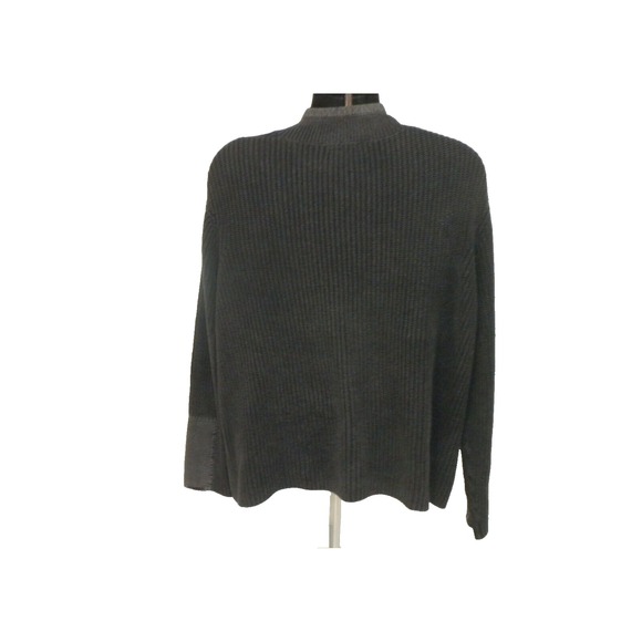 Orvis Henley Sweater Mens XL Black Fisherman Rib Knit Outdoor Gorpcore Hiking - Picture 8 of 14